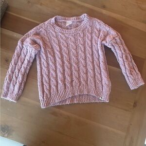 Abercrombie Kids Pink Cable Knit Sweater
